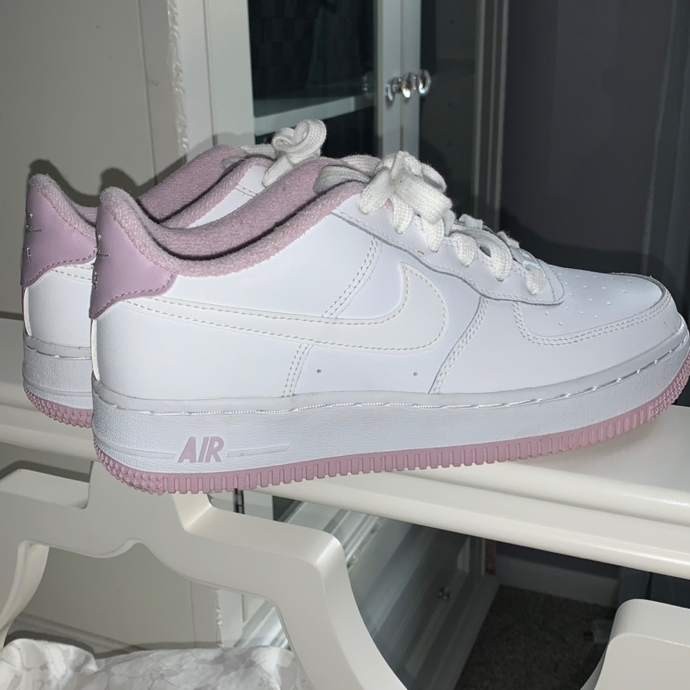 Nike Purple bottom Airforces